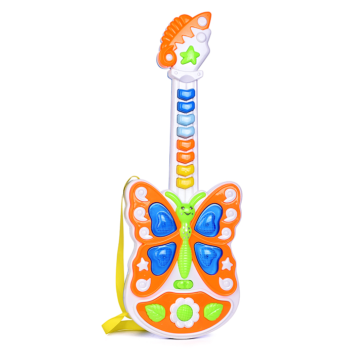 Фото к товару Гитара 663G "Яркая бабочка" в коробке Гитара 663G "Яркая бабочка" в коробке