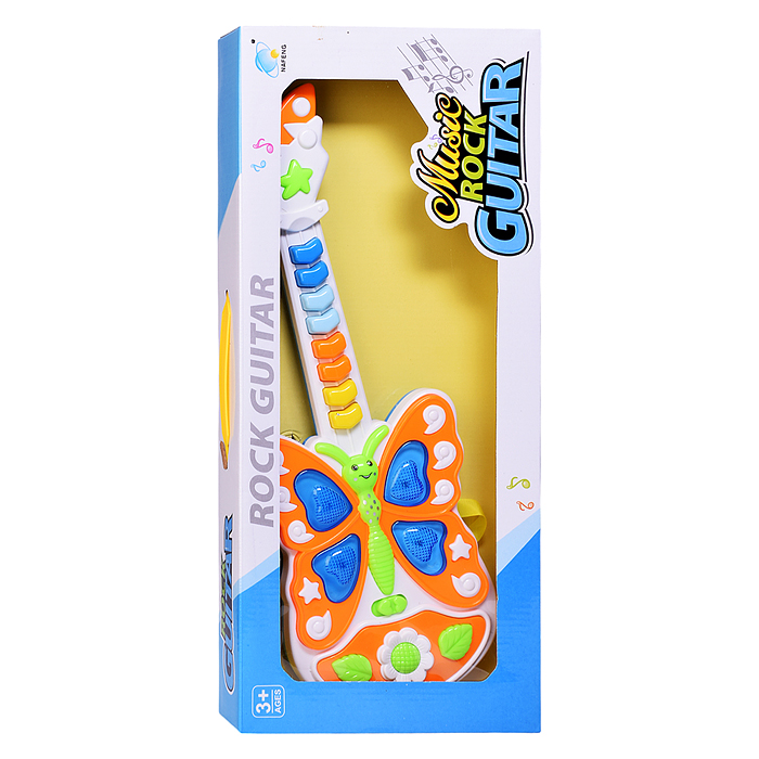 Фото к товару Гитара 663G "Яркая бабочка" в коробке Гитара 663G "Яркая бабочка" в коробке