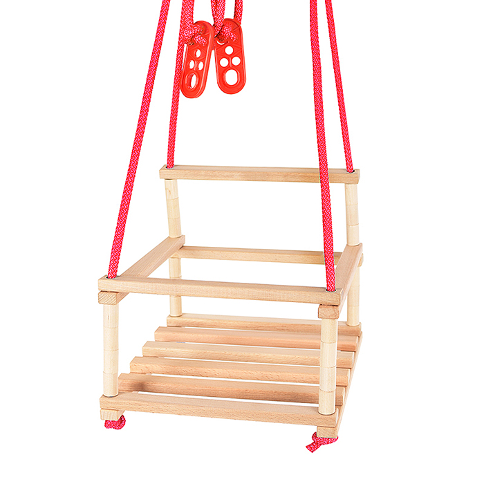Качели подвесные деревянные