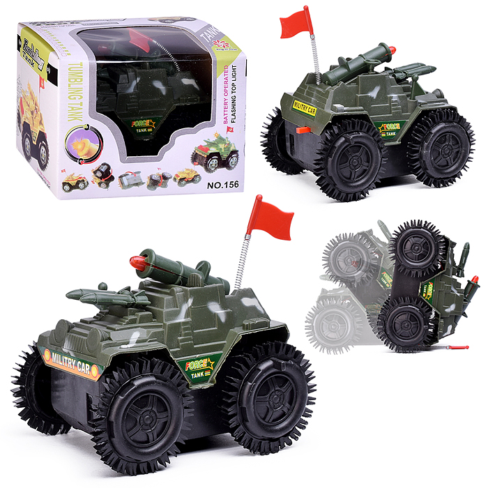 Машина-перевертыш 156 "Танк" в коробке