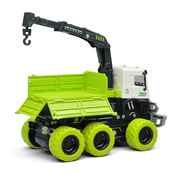 Машина RJ6963-4 "Рабочая сила" (свет, звук) в коробке