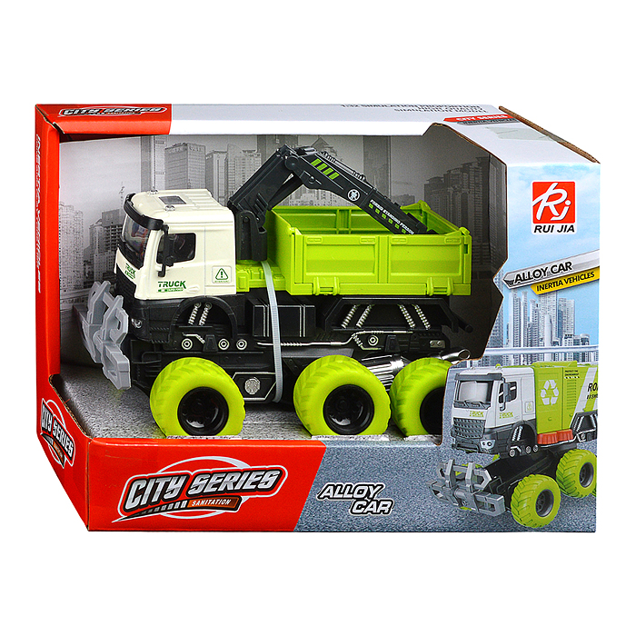 Машина RJ6963-4 "Рабочая сила" (свет, звук) в коробке