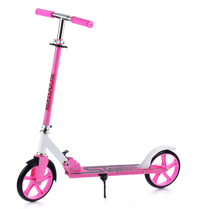 Самокат U038447Y 2-х кол., розовый, PU/ 200 мм, ABEC 7, в коробке