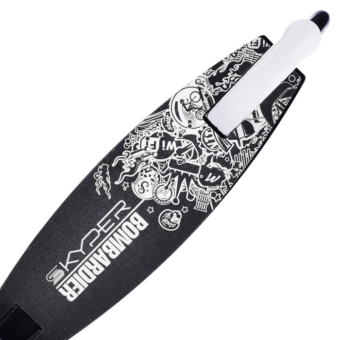 Самокат U038455Y 2-х кол., белый, PU/ 200 мм, ABEC 7, в коробке