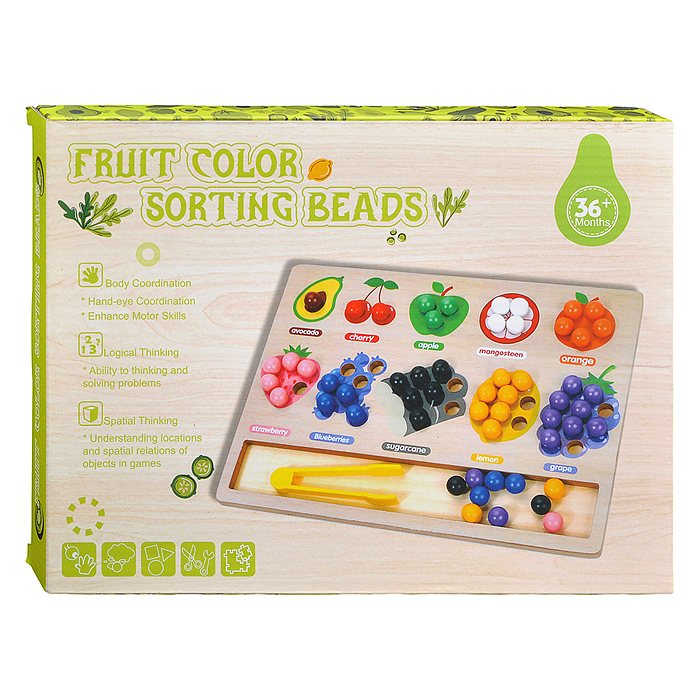 Игра развивающая D2111 "Фруктики"