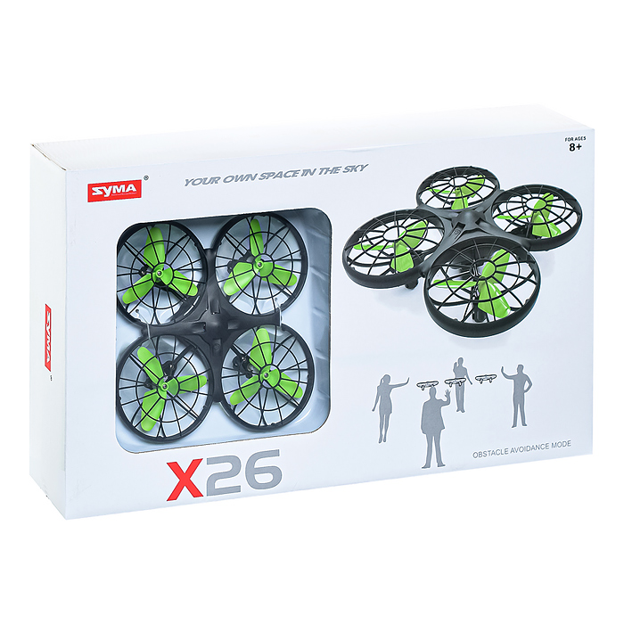 Квадрокоптер X26 "Space"р/у 27MHz, в коробке
