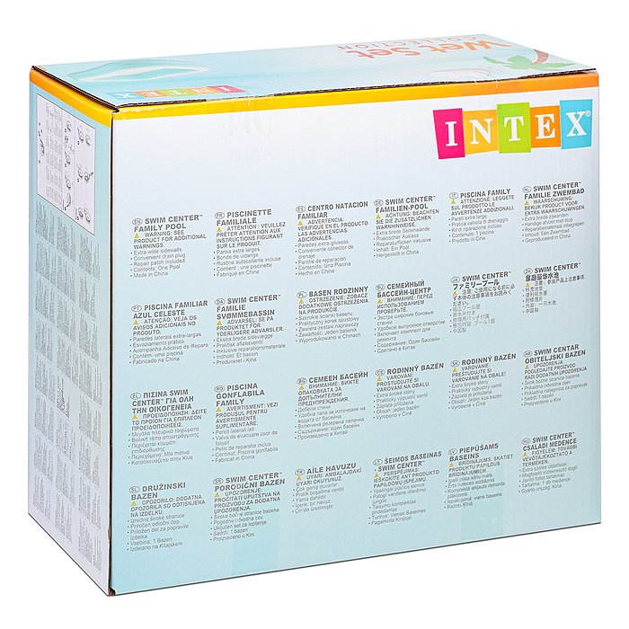 Фото к товару Бассейн надувной «Мандарин», 229 х 152 х 48 см, от 3 лет, 57181NP INTEX Бассейн надувной «Мандарин», 229 х 152 х 48 см, от 3 лет, 57181NP INTEX
