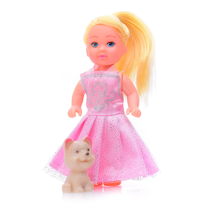 Фото к товару Кукла SM001-3 с щенком, в коробке Кукла SM001-3 с щенком, в коробке