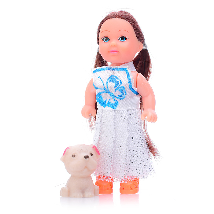 Фото к товару Кукла SM001-3 с щенком, в коробке Кукла SM001-3 с щенком, в коробке