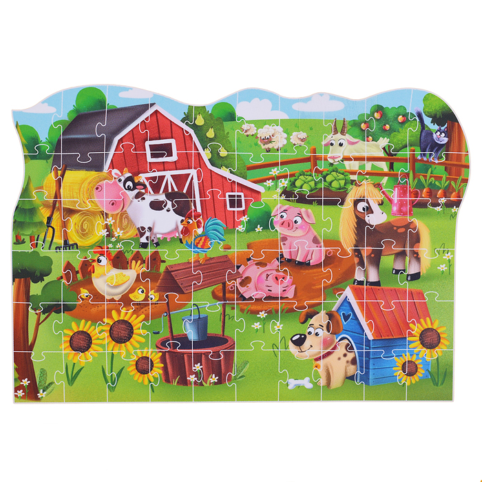 Пазл 60 "На ферме" 