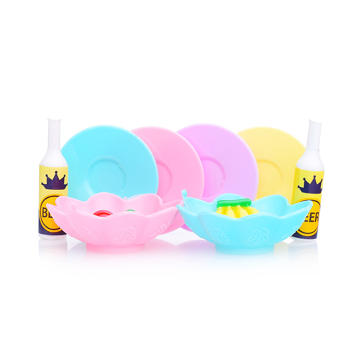 Набор Кукла SM011-4 с посудкой, в коробке