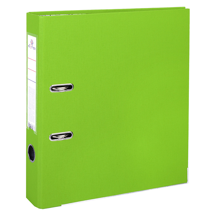 Папка с арочным механизмом A4 50 мм PP разобранная, металлическая окантовка, салатовая