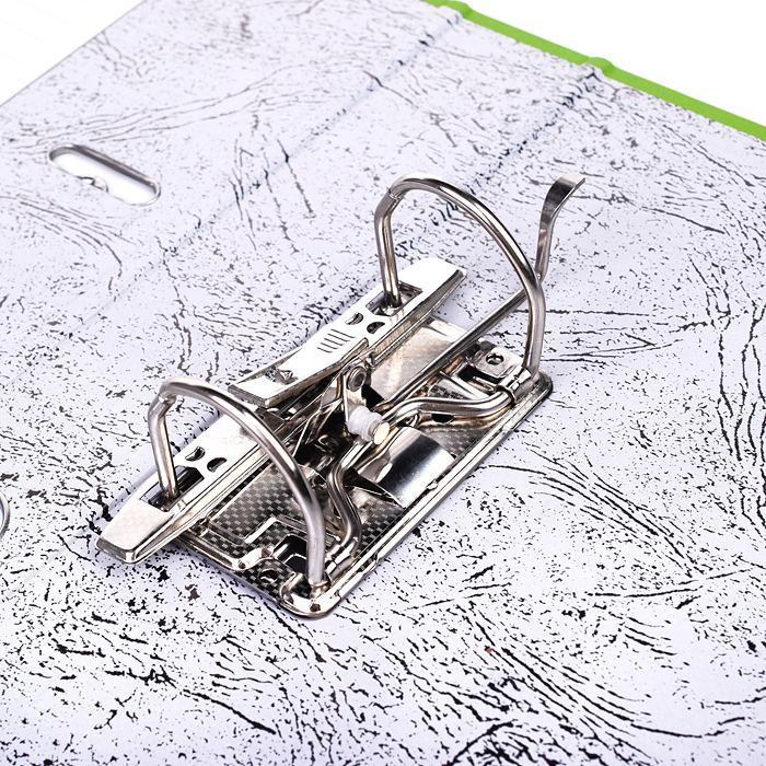 Папка с арочным механизмом A4 50 мм PP разобранная, металлическая окантовка, салатовая