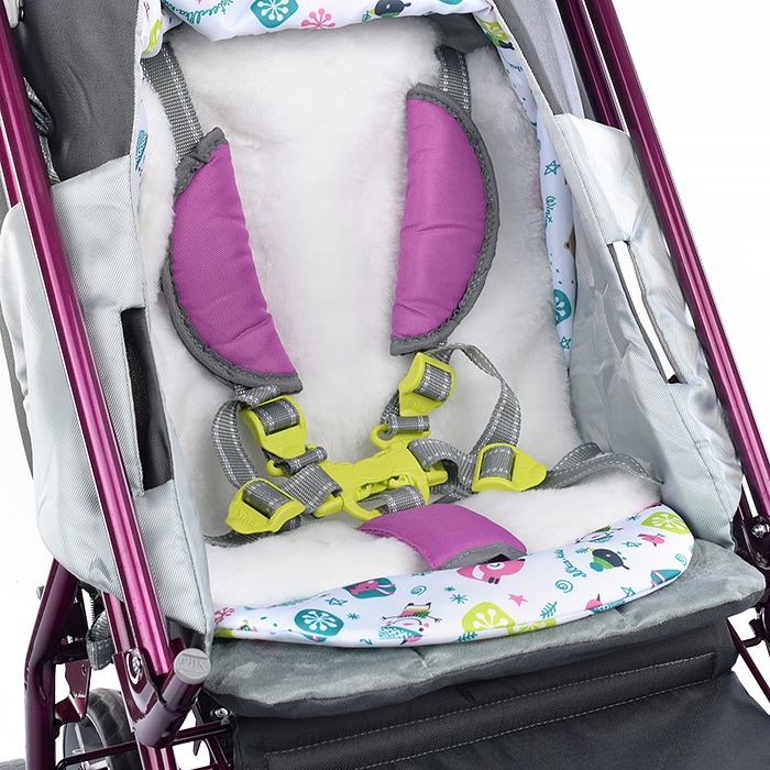 Коляска комбинированная "Наши детки 5-1" (со снеговиком орхидея)