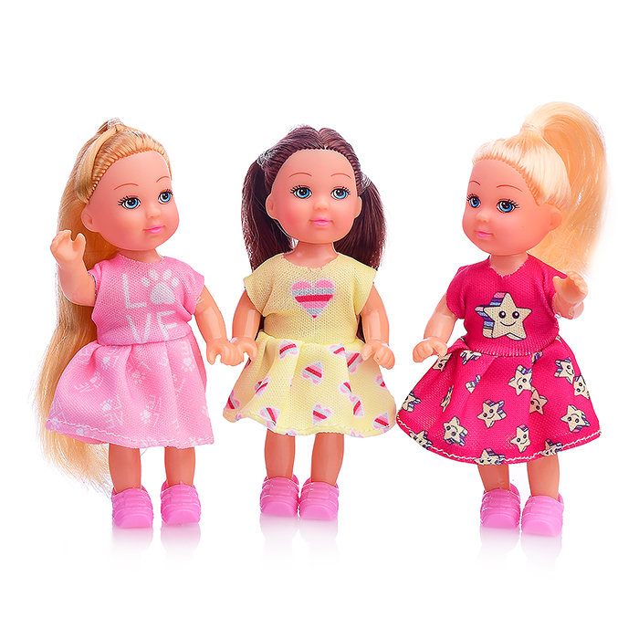 Набор кукол "Подружки" SM011-6 с аксессуарами, в коробке