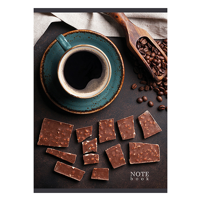 Тетрадь 80л. клетка А4 S "Чай&Кофе" стандарт 