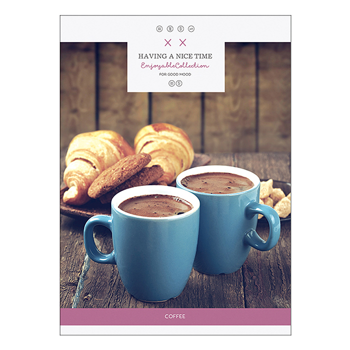 Тетрадь 80л. линия "Французский завтрак" А4 скрепка   