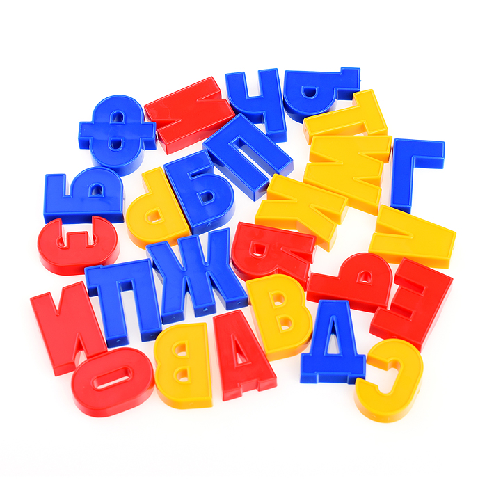 Магнитная азбука: Набор букв русского алфавита (106)
