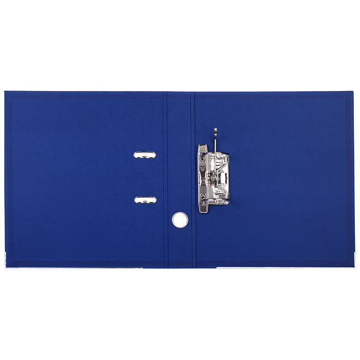 Папка с арочным механизмом A4 50 мм PP двусторонний разобранная, металлическая окантовка, синяя