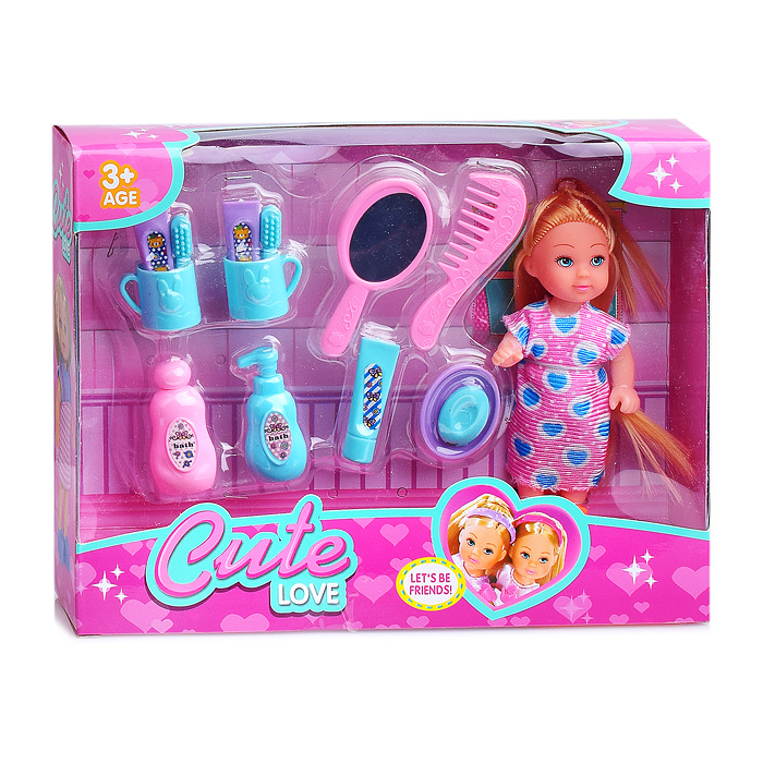 Фото к товару Набор с куклой "Доброе утро!" SM011-3 в коробке Набор с куклой "Доброе утро!" SM011-3 в коробке