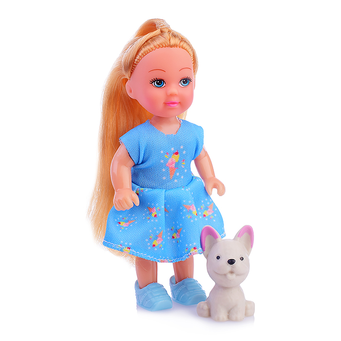 Кукла SM001-2 "Лиза" с щенком, в ассортименте, в коробке