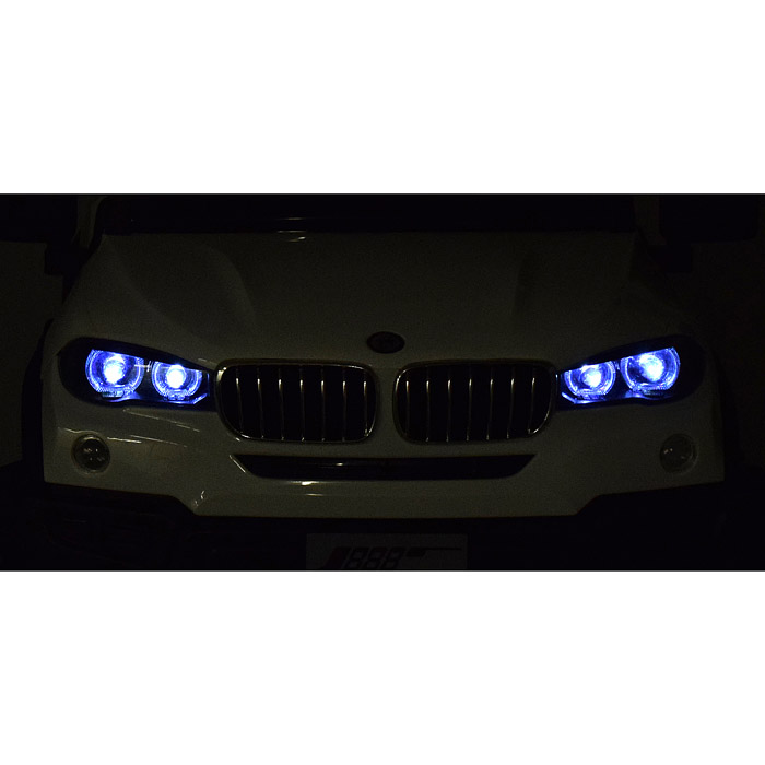 Электромобиль U023469Y "Профи" на аккумуляторе, с р/у управлением, в коробке (белый)