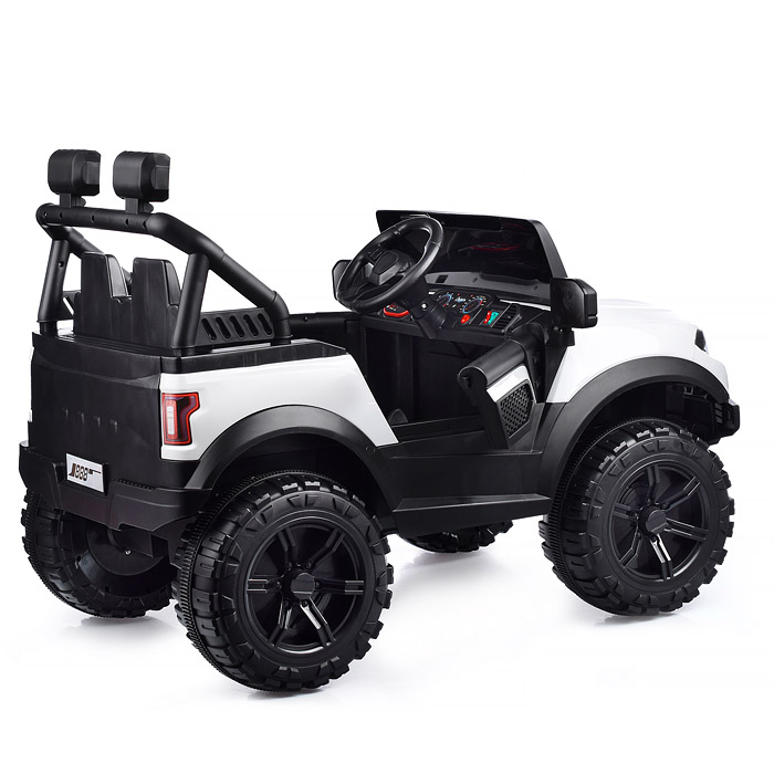 Электромобиль U023469Y "Профи" на аккумуляторе, с р/у управлением, в коробке (белый)