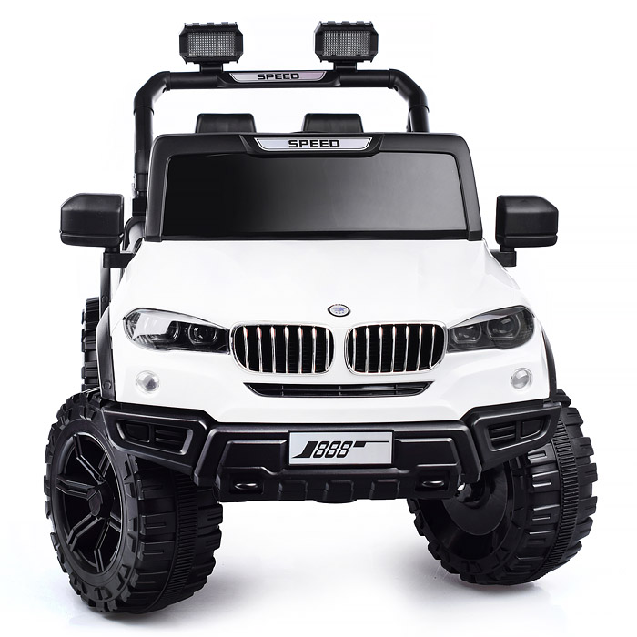 Электромобиль U023469Y "Профи" на аккумуляторе, с р/у управлением, в коробке (белый)