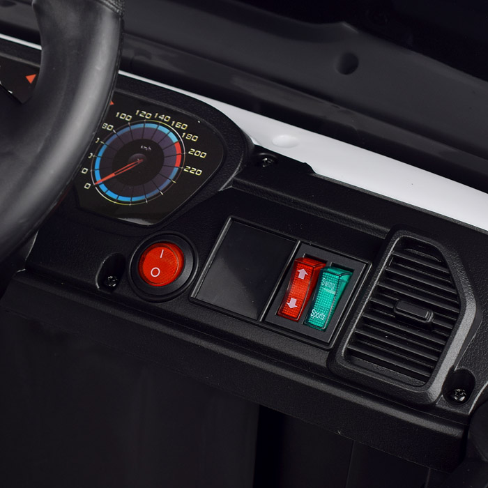 Электромобиль U023469Y "Профи" на аккумуляторе, с р/у управлением, в коробке (белый)