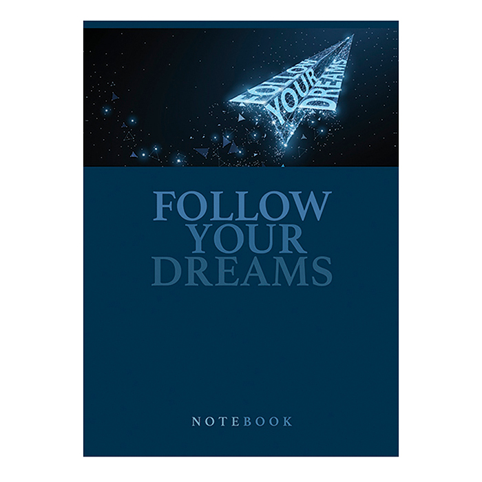 Тетрадь 80л. клетка А4 S "Думай, планируй, действуй!" стандарт 