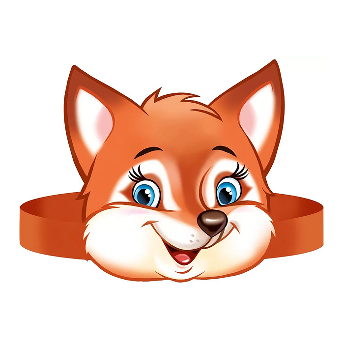 Корона без надписи (ободок) "Лиса"