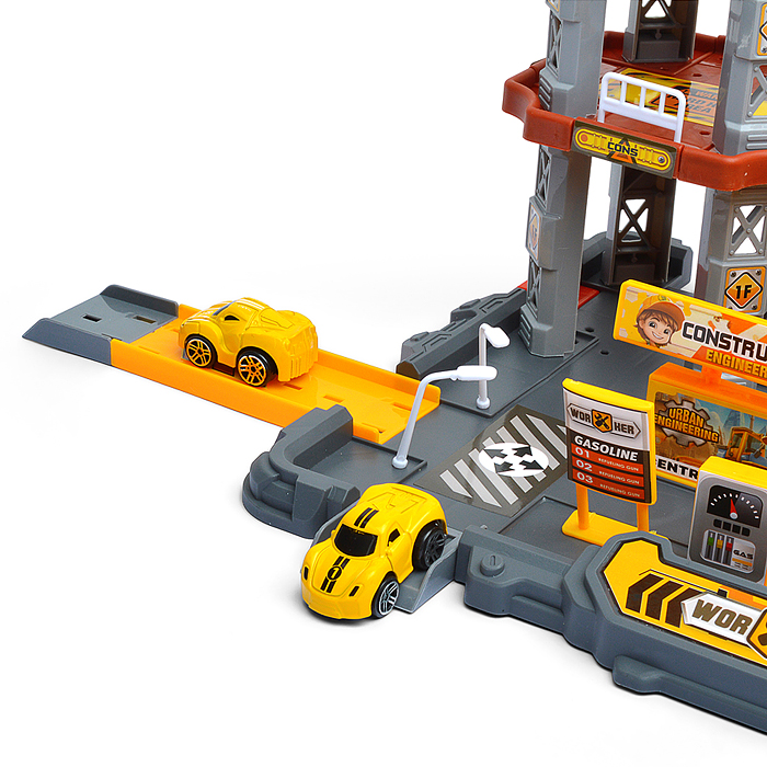 Фото к товару Парковка MH2108 "Приключения на стройке" (82 предмета) в коробке Парковка MH2108 "Приключения на стройке" (82 предмета) в коробке