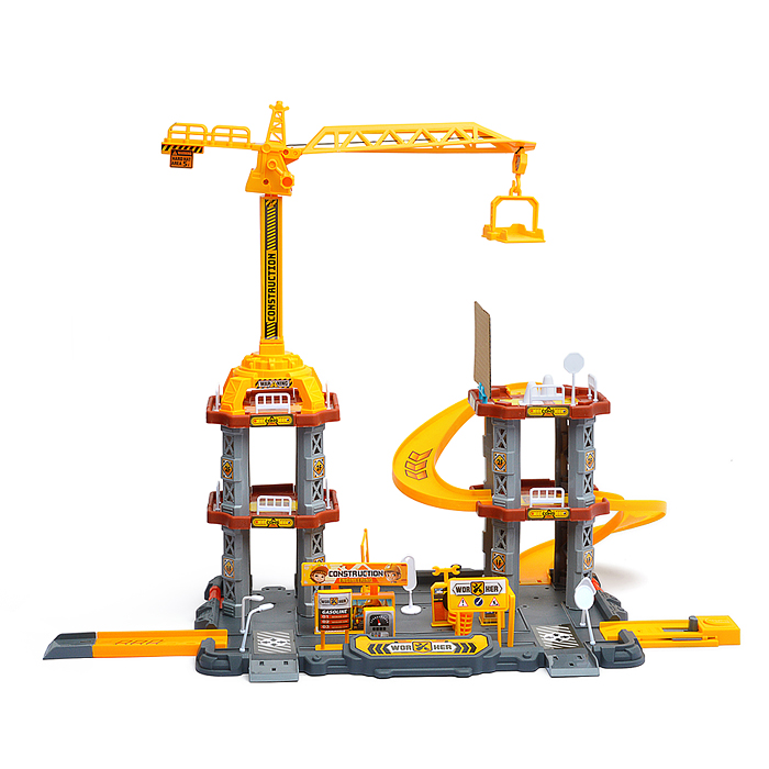 Фото к товару Парковка MH2108 "Приключения на стройке" (82 предмета) в коробке Парковка MH2108 "Приключения на стройке" (82 предмета) в коробке