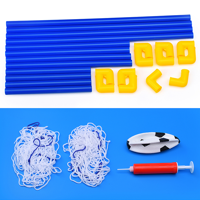 Ворота футбольные R0163 "Набор юного футболиста" размер ворот 60*41*29см, трубка d 2см., в пакете