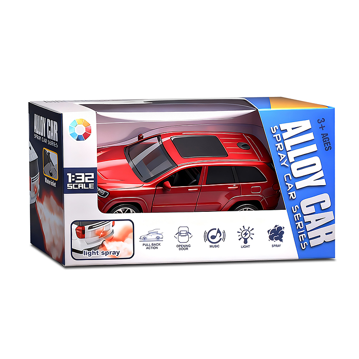 Машина JS1115SS "Млечный путь" (свет, звук, дым) в коробке