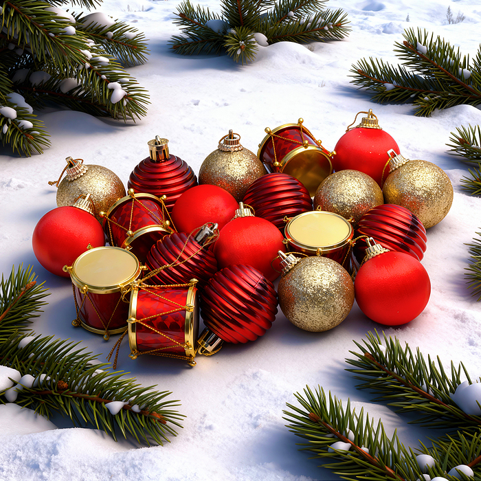 Набор новогодних украшений S2527 "Новогодние огоньки" (20шт х 4см)