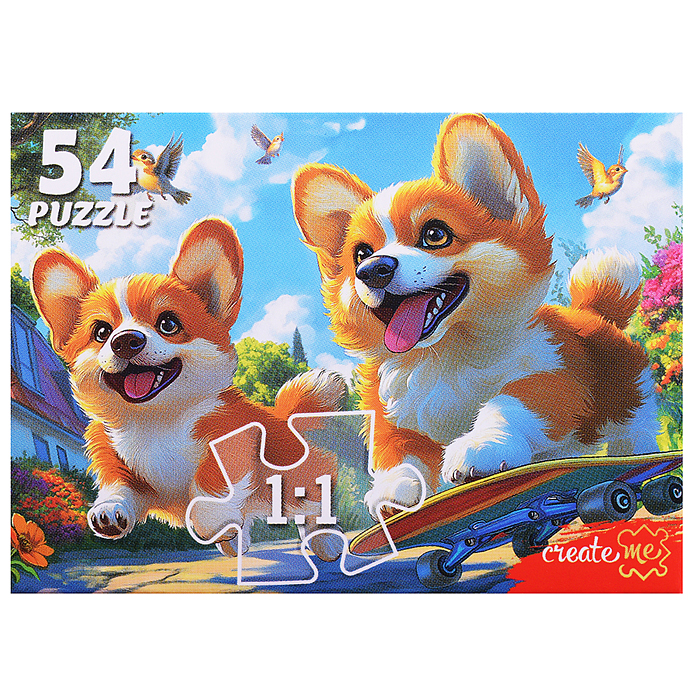 Пазлы 54 "Сказочные истории" (8 шт в шоубоксе)