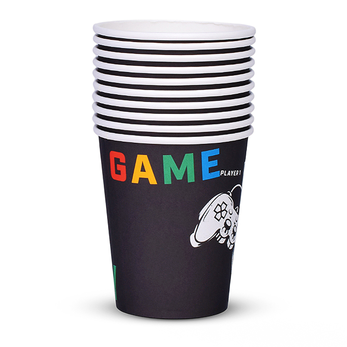 Набор посуды одноразовой 00-7503 "Игра" стаканы (10 шт)