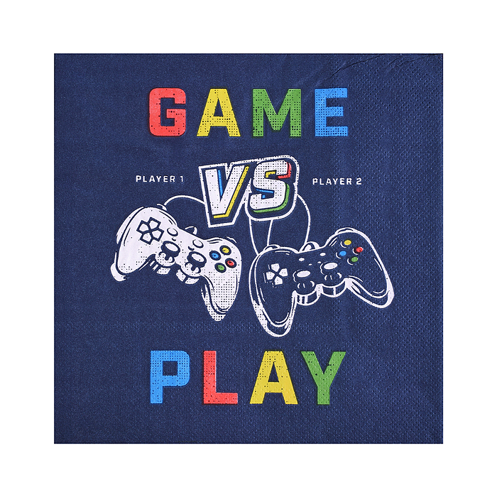 Набор посуды одноразовой 00-7504 "Игра" салфетки (20 шт)