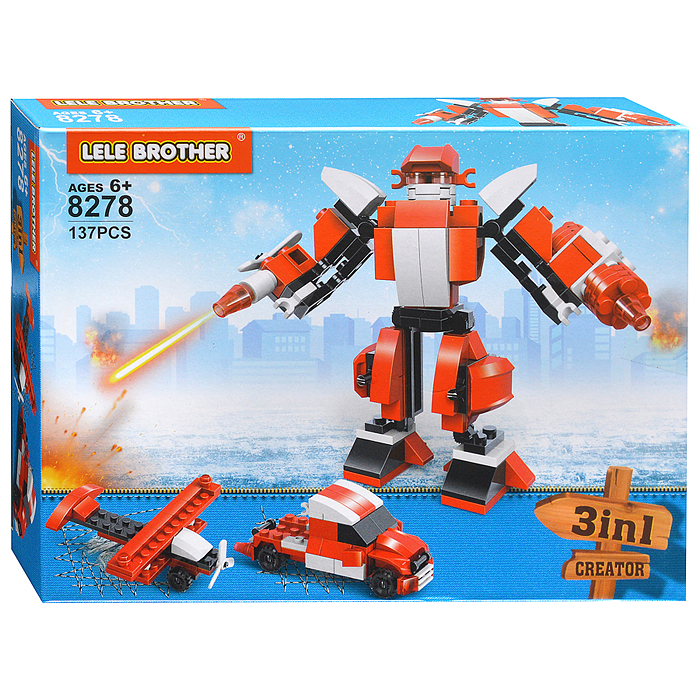 Конструктор 8278 "Космические войны" (137 дет.) в коробке