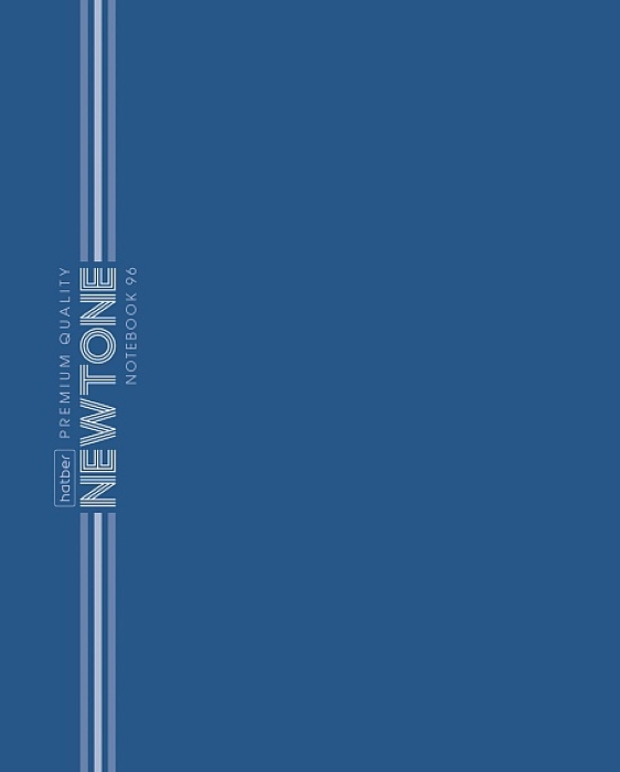 Тетрадь 96л. линия "Чернильное небо" А5 на скобе обложка мелованный картон Soft-touch NEWtone Pastel