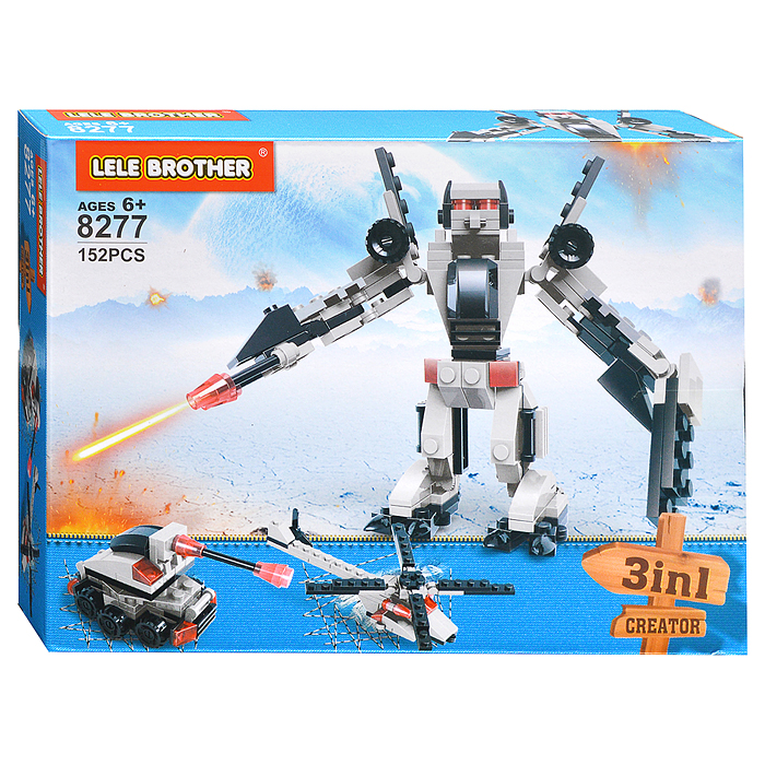 Конструктор 8277 "Космические войны" (152 дет.) в коробке