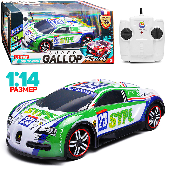 Машина 698-23 "Скорость" на р/у, 27 MHz, в коробке Машина 698-23 "Скорость" на р/у, 27 MHz, в коробке