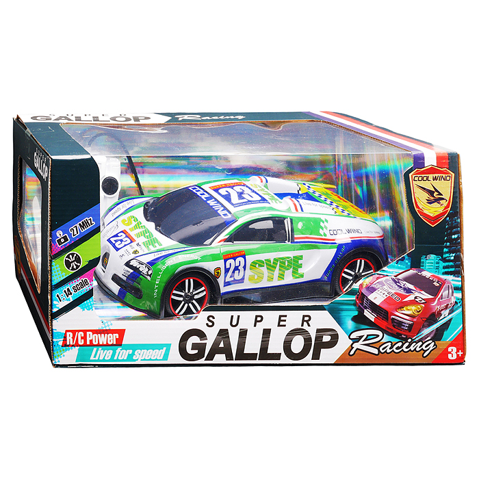 Машина 698-23 "Скорость" на р/у, 27 MHz, в коробке