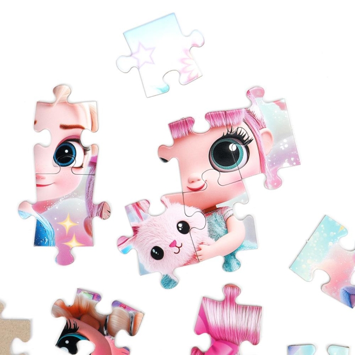 Пазлы 60 "Магия льда и Весёлые подружки" 190х141х35 мм. 