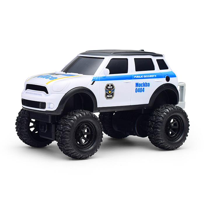 Машина LH-YY55 "Синий мини - полицейский буксир" р/у, 27 MHz, в коробке 