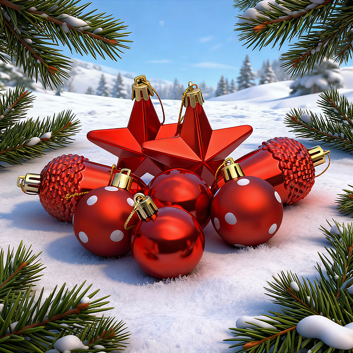 Набор новогодних украшений S2612 "Ёлочные сказки" (8шт) Набор новогодних украшений S2612 "Ёлочные сказки" (8шт)