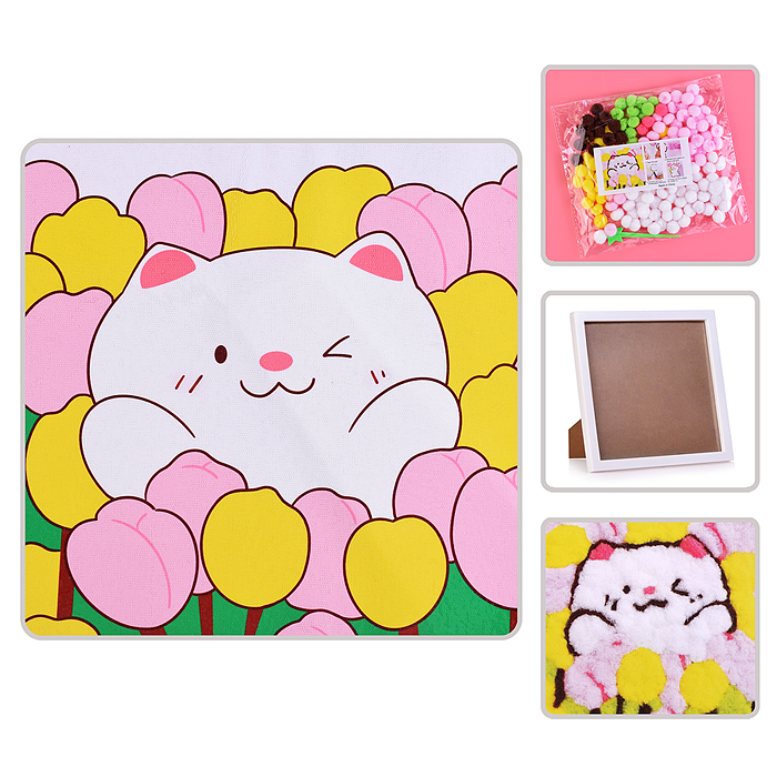 Набор творческая мастерская 22х22см 00-7367 "Котик" Набор творческая мастерская 22х22см 00-7367 "Котик"