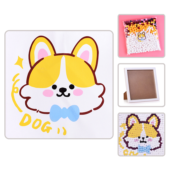 Набор творческая мастерская 22х22см 00-7370 "Корги" Набор творческая мастерская 22х22см 00-7370 "Корги"