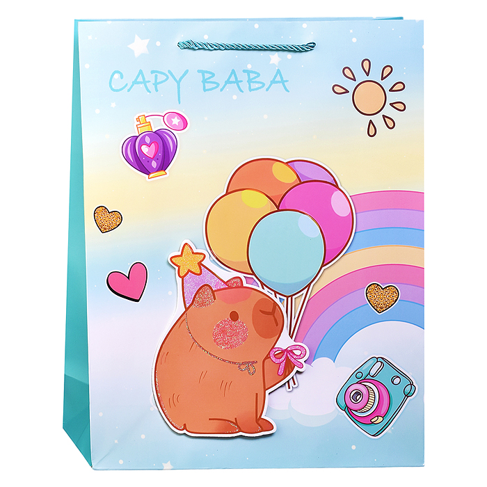 Пакет подарочный 00-7411 "Поздравляю!" 31*12*40см